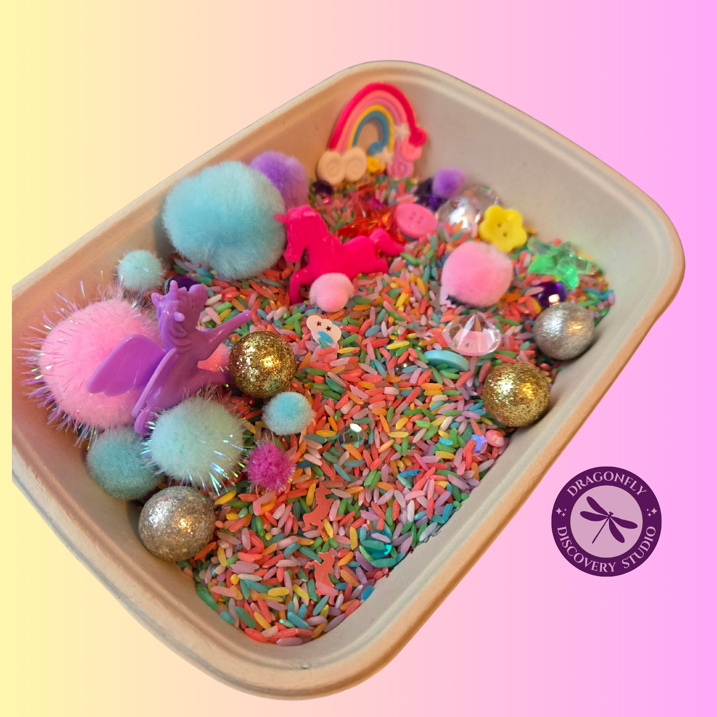 Unicorn Wishes Treasure Bin