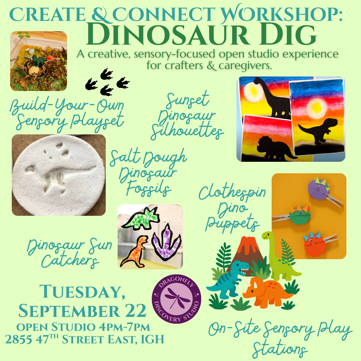 Create & Connect Workshop: Dinosaur Dig