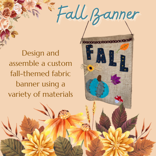 Fall For Friendship Fabric Banner Workshop