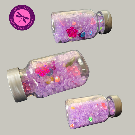 Purple Petal Shake & Seek Mini Bottle
