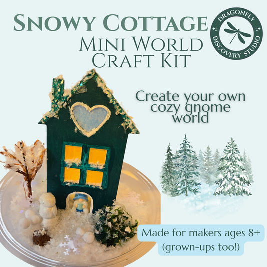 Snowy Cottage Craft Kit
