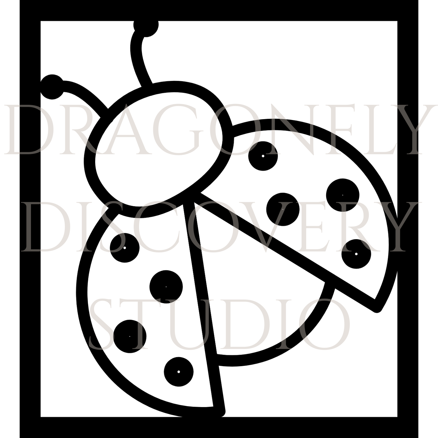 Stick & Shine Creations--Ladybug