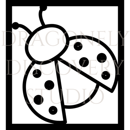 Stick & Shine Creations--Ladybug