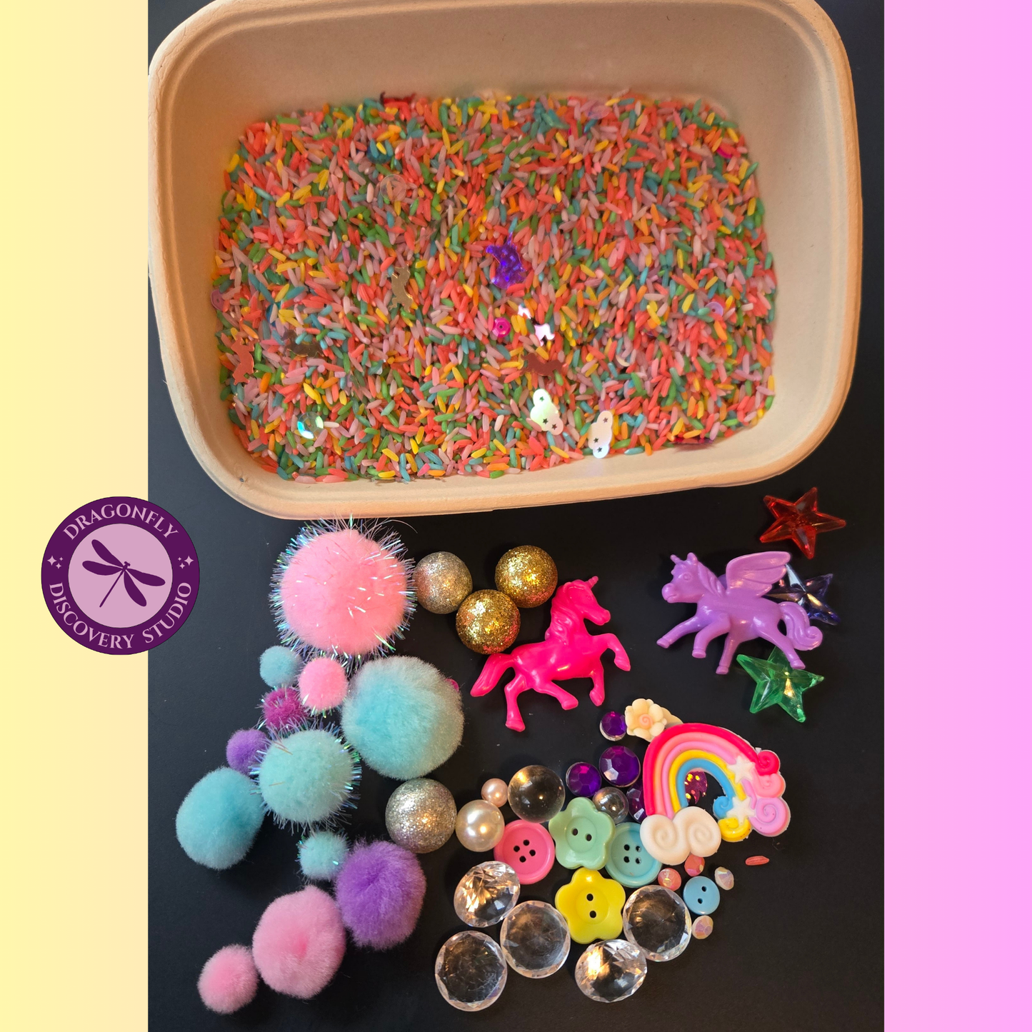 Unicorn Wishes Treasure Bin