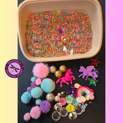 Unicorn Wishes Treasure Bin