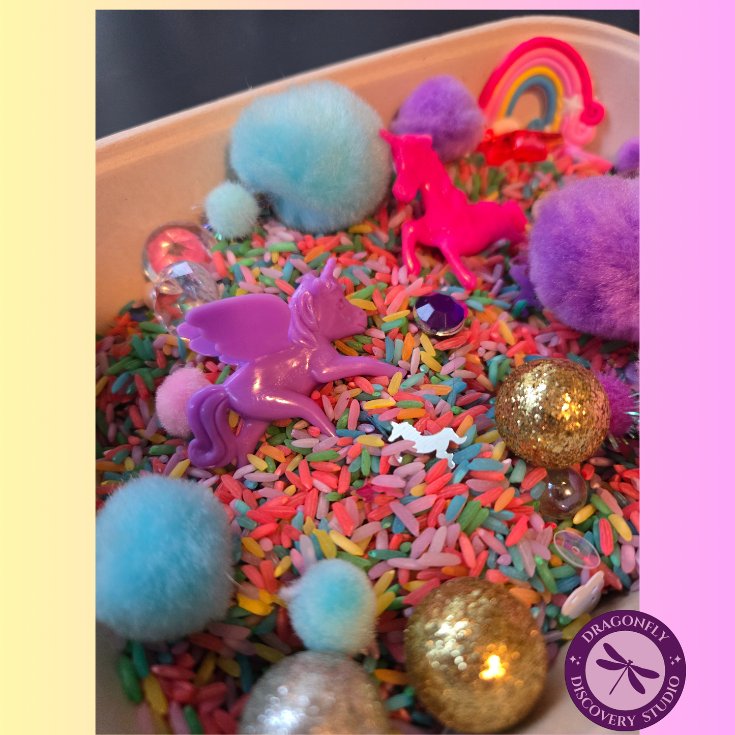 Unicorn Wishes Treasure Bin