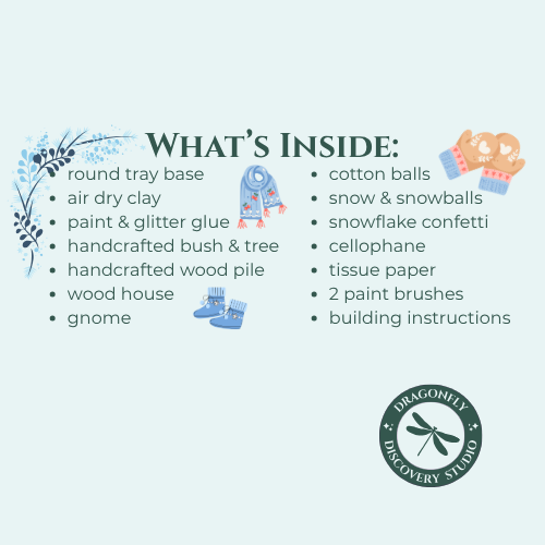 Snowy Cottage Craft Kit