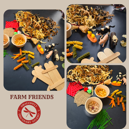 Farm Friends Sensory Playset