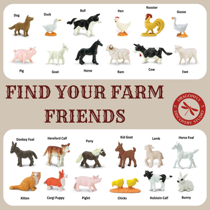 Farm Friends Sensory Playset