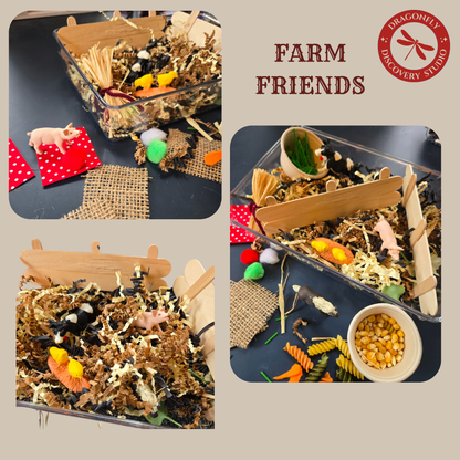 Farm Friends Sensory Playset