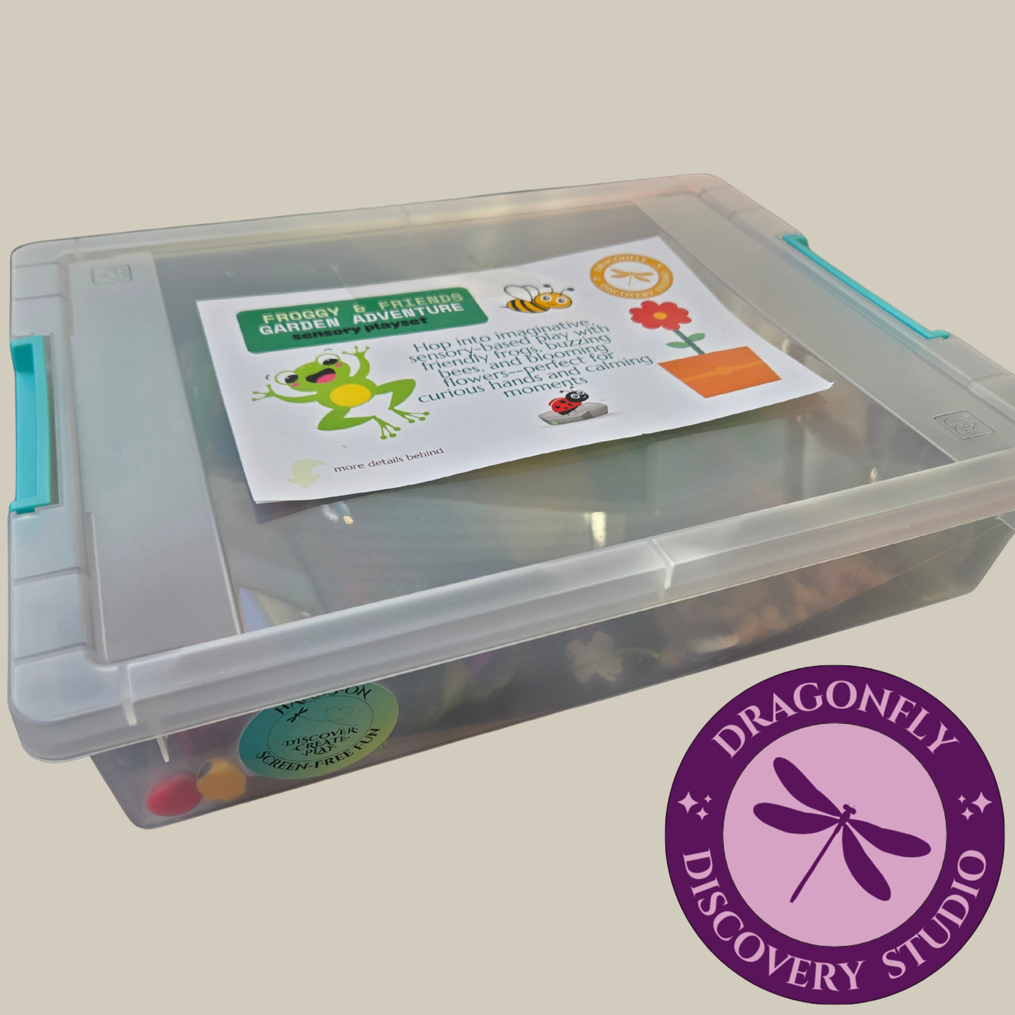 Froggy & Friends Garden Adventure Deluxe Rice & Bean Sensory Playset