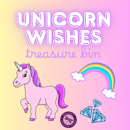 Unicorn Wishes Treasure Bin
