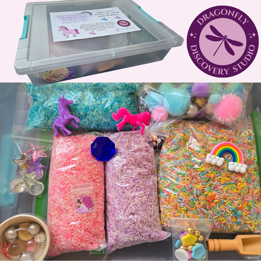 Unicorn Wishes Deluxe Treasure Bin